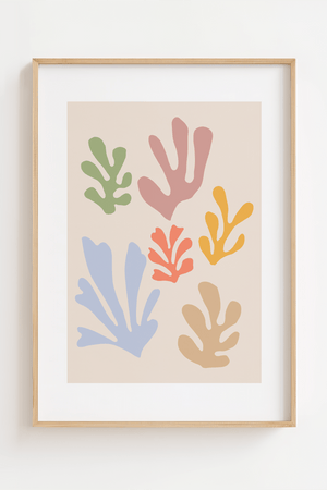 Flowerday – Matisse Plakat | Farverig Blomsterplakat
