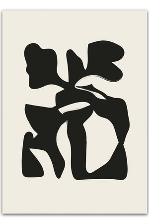 Galerie Abstrakt plakaten er den ideelle tilføjelse til ethvert hjem med en moderne og minimalistisk indretning