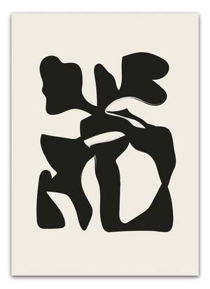 Galerie Abstrakt plakaten er den ideelle tilføjelse til ethvert hjem med en moderne og minimalistisk indretning