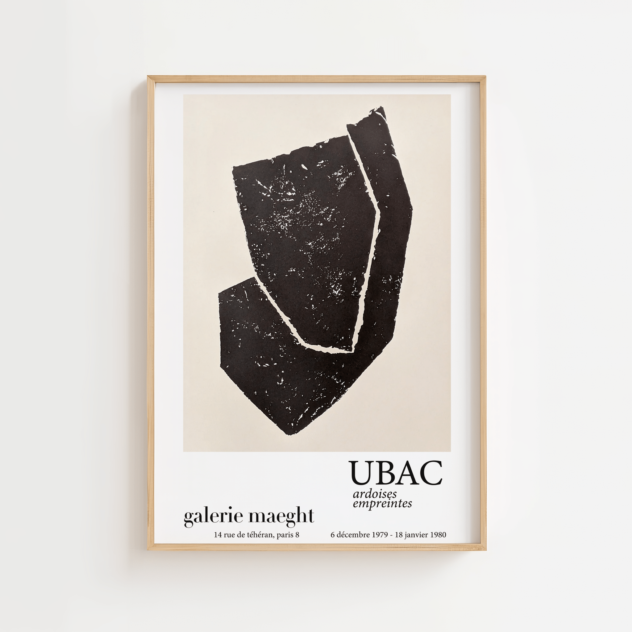 Galerie Maeght UBAC - Poster | Art poster for you