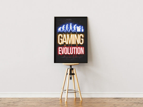 Gaming Evolution - Gaming Poster 