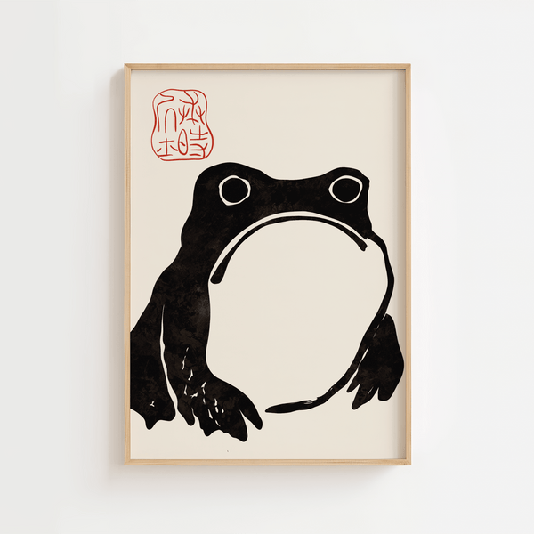 Japansk Frø Plakat