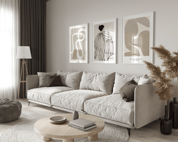 Moderne "Just a Line" Plakat | Spar 40% & køb online