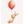 Rabbit with Balloon - Children's Poster 