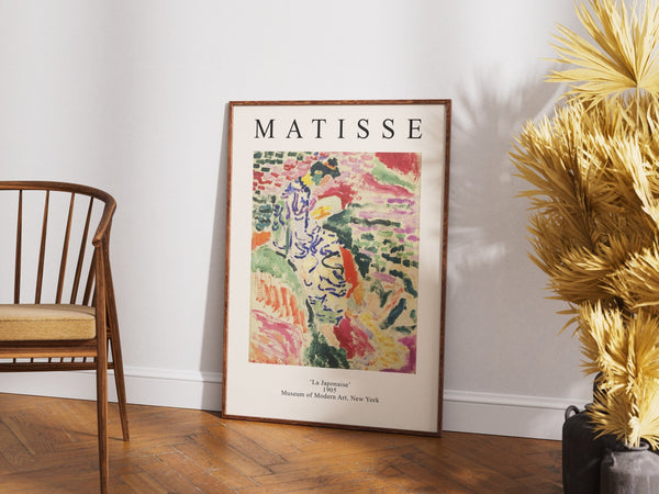 The Japanese Woman - Matisse Poster 