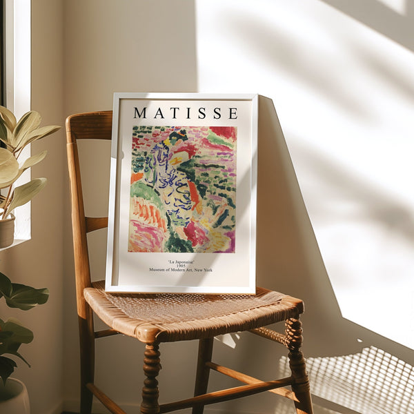The Japanese Woman - Matisse Poster 