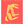 Rue De L'Univeritet Orange Plakat