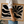 Sort Blomster Plakat