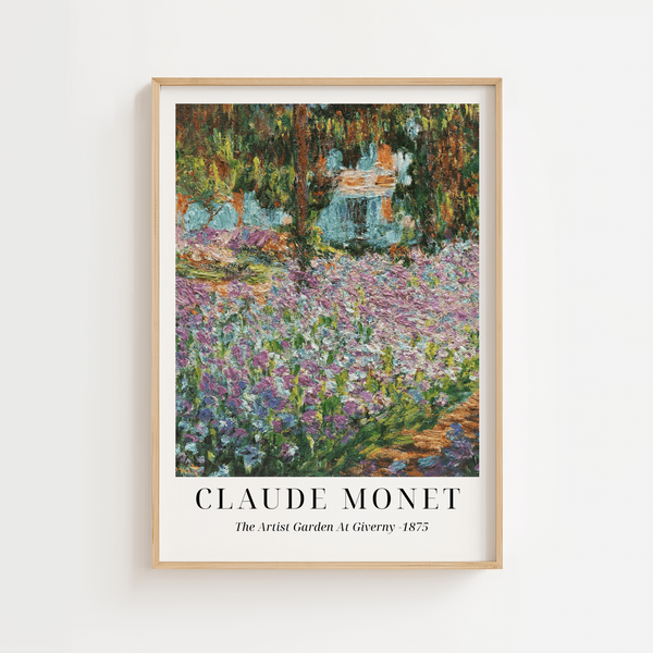 The Artist Garden - Claude Monet Poster