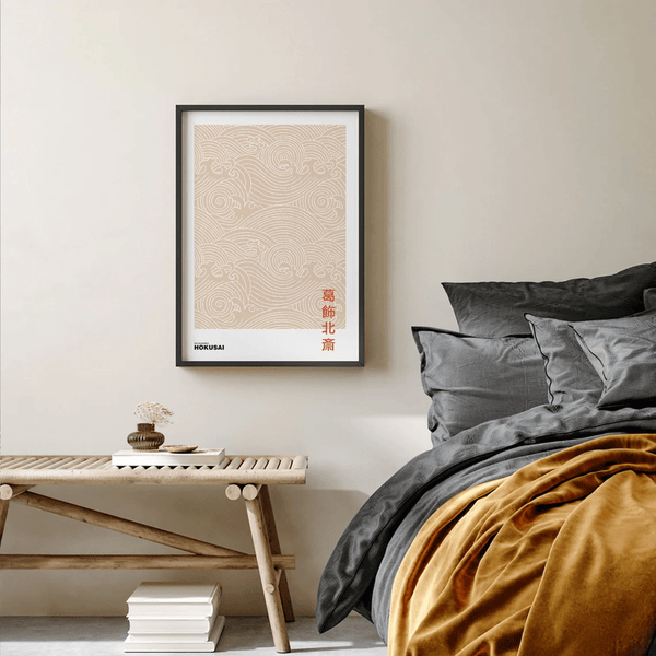 Waves of Japan - Hokusai Poster
